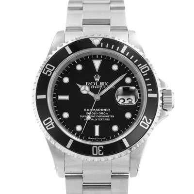 Rolex Submariner 16610 Black Dial 40
