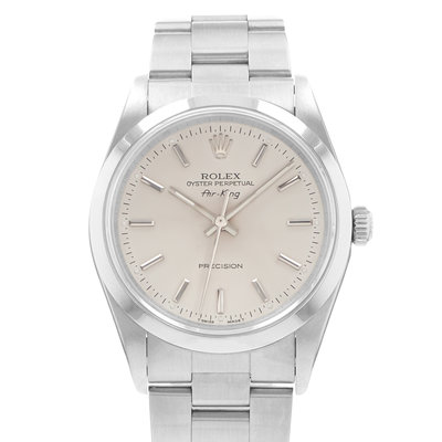 Rolex Air King 34 14000 Silver Dial 34