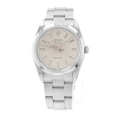 Rolex Air King 34 14000 Silver Dial 34