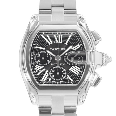 Cartier Roadster W62020X6 2618 Black Dial 42