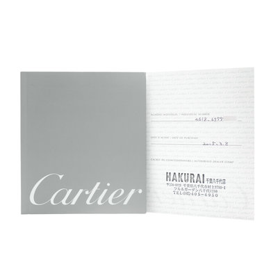 Cartier Roadster W62020X6 2618 Black Dial 42