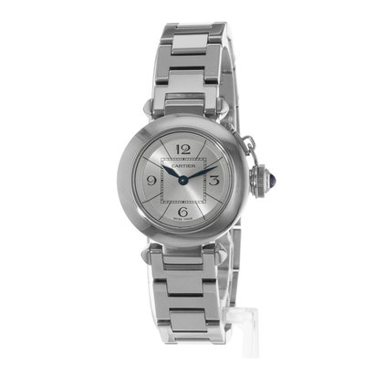 Cartier Pasha W3140007 2973 Silver Dial 27