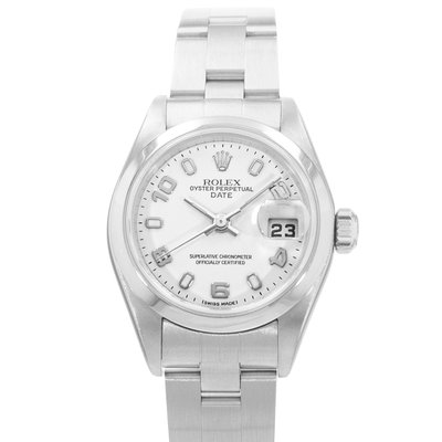Rolex Oyster Perpetual Lady Date 79160 White Dial 26