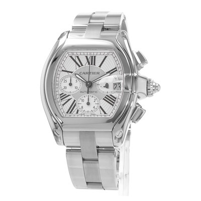 Cartier Roadster W62019X6 2618 Silver Dial 42
