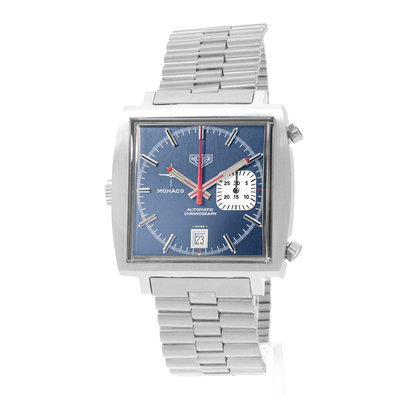 Heuer Monaco 1533B Blue Dial 40