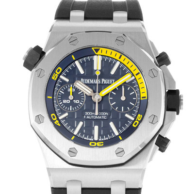 Audemars Piguet Royal Oak Offshore Diver Chronograph 26703ST.OO.A027CA.01 Blue Dial 42