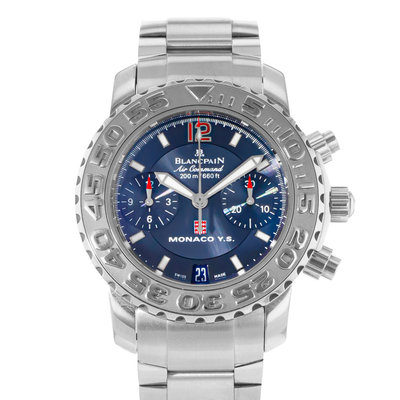 Blancpain Air Command Chronograph 2485F-1140-M71 Blue Dial 36