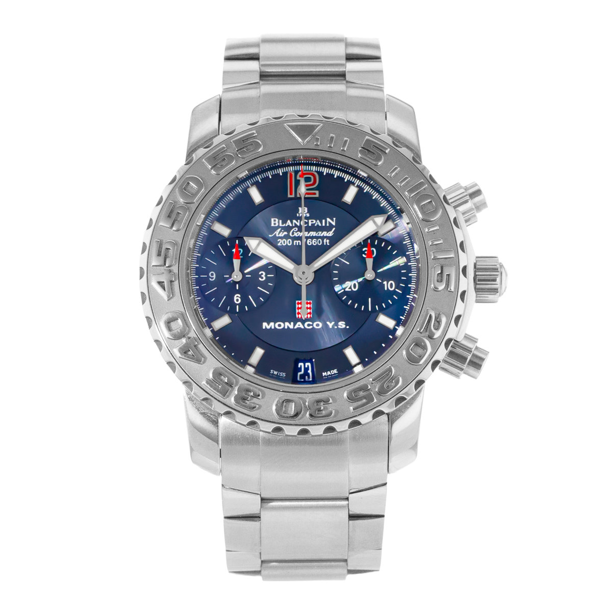 Blancpain Air Command Chronograph 2485F-1140-M71 Blue Dial 36