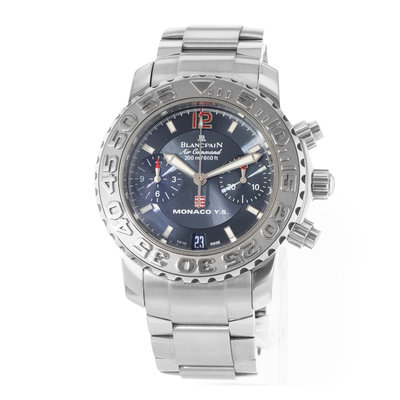 Blancpain Air Command Chronograph 2485F-1140-M71 Blue Dial 36