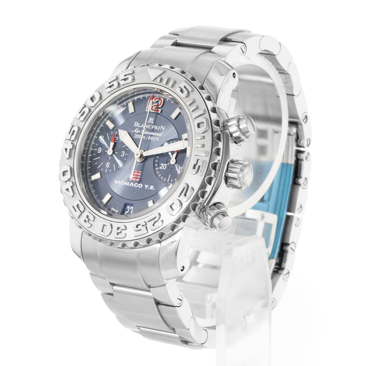 Blancpain Air Command Chronograph 2485F-1140-M71 Blue Dial 36