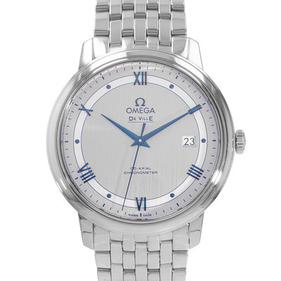 Omega De Ville Prestige 424.10.40.20.02.001 Silver Dial 40