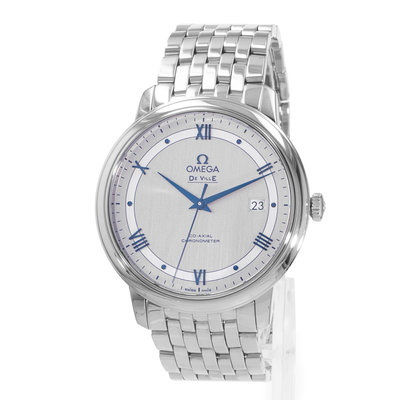 Omega De Ville Prestige 424.10.40.20.02.001 Silver Dial 40