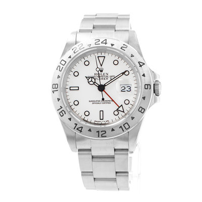 Rolex Explorer II 16570 White Dial 40