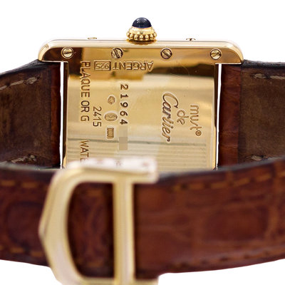 Cartier Tank Vermeil