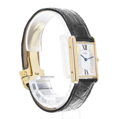 Cartier Must Tank Vermeil