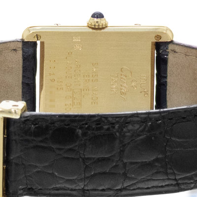 Cartier Must Tank Vermeil
