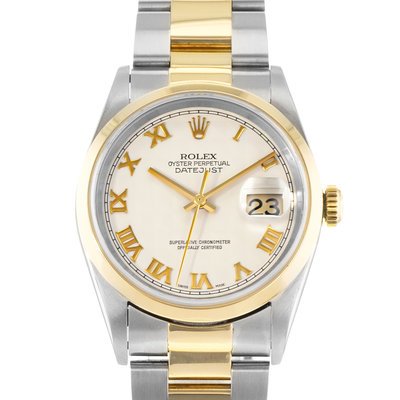 Rolex Datejust 36 16233 White Dial 36