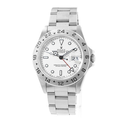 Rolex Explorer II 16570 White Dial 40