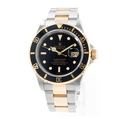 Rolex Submariner Date 40 16613 Black Dial 40