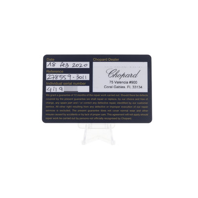 Chopard Happy Sport 278559-3011 Blue Dial 36