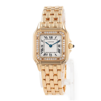 Cartier Panther W25022B9 1070 Silver Dial 22
