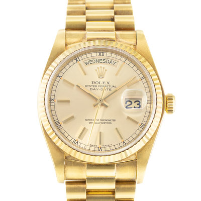 Rolex Day-Date 36 18038 Champagne Dial 36