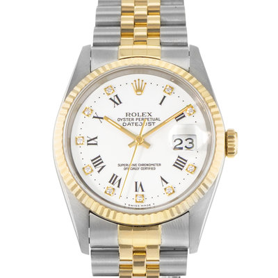 Rolex Datejust 36 16233 White Dial 36