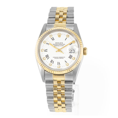 Rolex Datejust 36 16233 White Dial 36