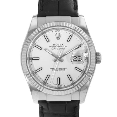 Rolex Datejust 36 116139 White Dial 36