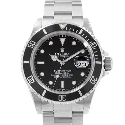 Rolex Submariner Date 16610 Black Dial 40