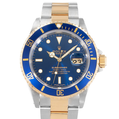 Rolex Submariner 16613 Blue Dial 40