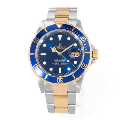 Rolex Submariner 16613 Blue Dial 40