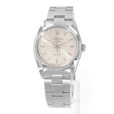 Rolex Air King 14000 Silver Dial 34