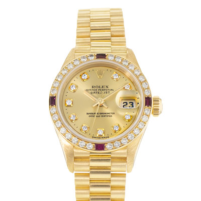 Rolex Datejust 26 69068 Champagne Dial 26