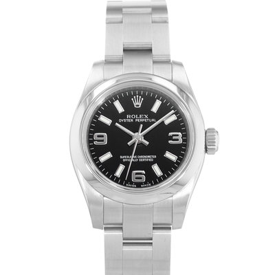 Rolex Oyster Perpetual 26 176200 Black Dial 26