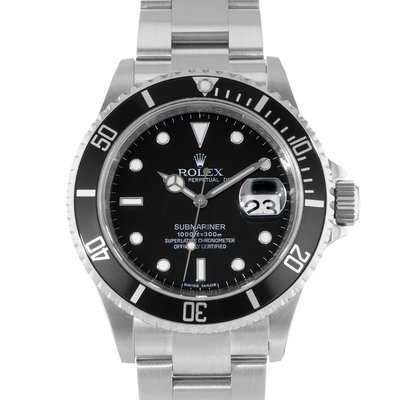 Rolex Submariner Date 40 16610 Black Dial 40