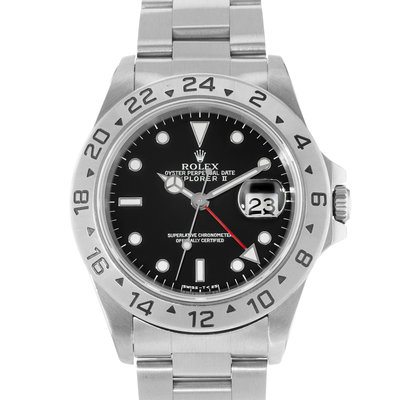 Rolex Explorer II 16570 Black Dial 40