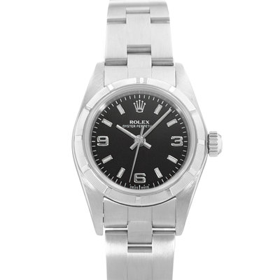 Rolex Oyster Perpetual 24 76030 Black Dial 24