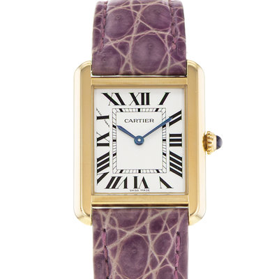 Cartier Tank Solo W1018755 2743 Silver Dial 24