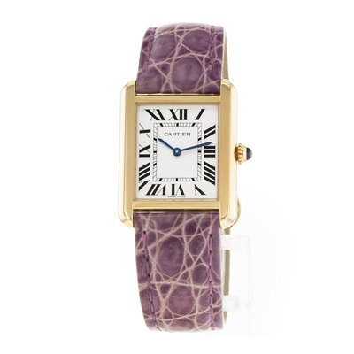 Cartier Tank Solo W1018755 2743 Silver Dial 24