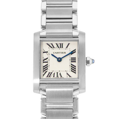 Cartier Tank Francaise W51008Q3 Silver Dial 22