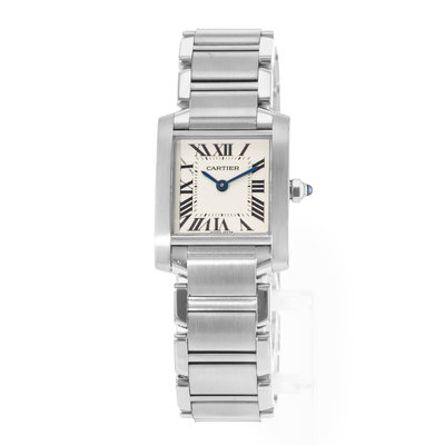 Cartier Tank Francaise W51008Q3 Silver Dial 22