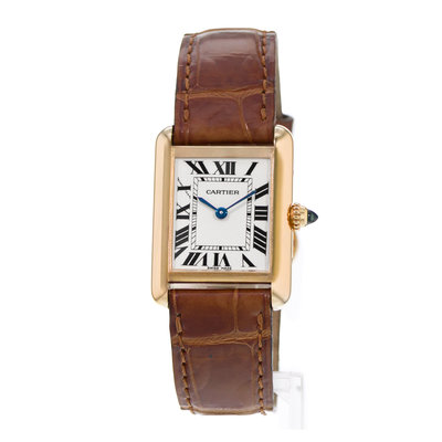 Cartier Tank Louis W1529856 2442 Silver Dial 29