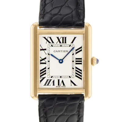 Cartier Tank Solo W5200004 3167 Silver Dial 22