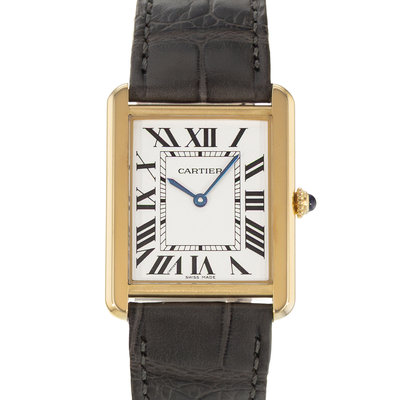 Cartier Tank Solo W5200004 3167 Silver Dial 27x34