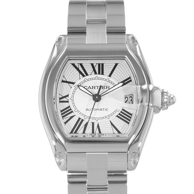 Cartier Roadster W62025V3 2510 Silver Dial 38
