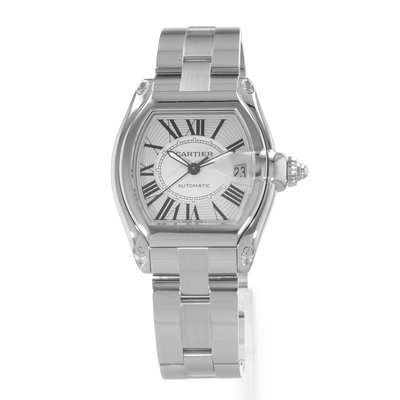 Cartier Roadster W62025V3 2510 Silver Dial 38