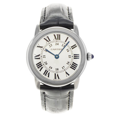 Cartier Ronde Solo W6700155 2933 Silver Dial 29