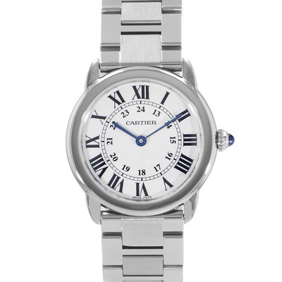 Cartier Ronde Solo W6701004 3601 Silver Dial 29