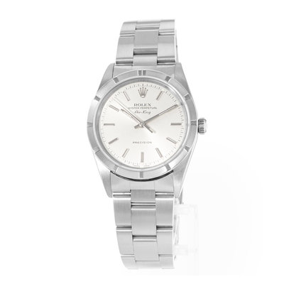 Rolex Air King 14010 Silver Dial 34